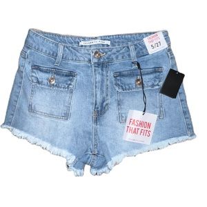 SOLD • Celebrity Pink | NWT Raw Hem Jean Shorts